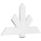 Ekena Millwork Kennewick Architectural Grade PVC Gable Bracket, 48"W x 26"H x 2"D x 6"F, 13/12 Pitch GBP048X26X0206KEN00 - alternate 1